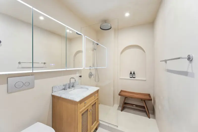 Spa style bathroom